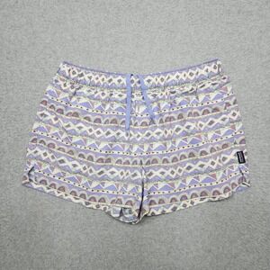 Patagonia Barely Baggie Shorts Womens Medium Aztec Geometric 2.5" Unlined